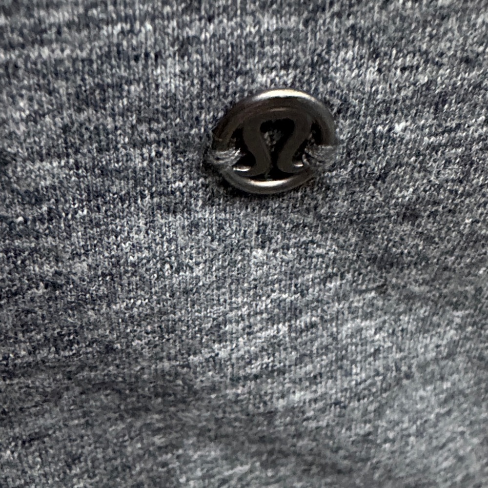 Lululemon Gray Open Front Draped Cardigan no size tags fits a small like new - Picture 6 of 7